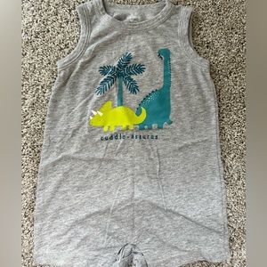 18 month summer boy rompers